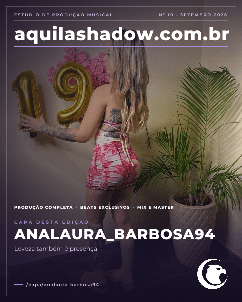Capa de revista da AquilaShadow montada por Analaura_barbosa94