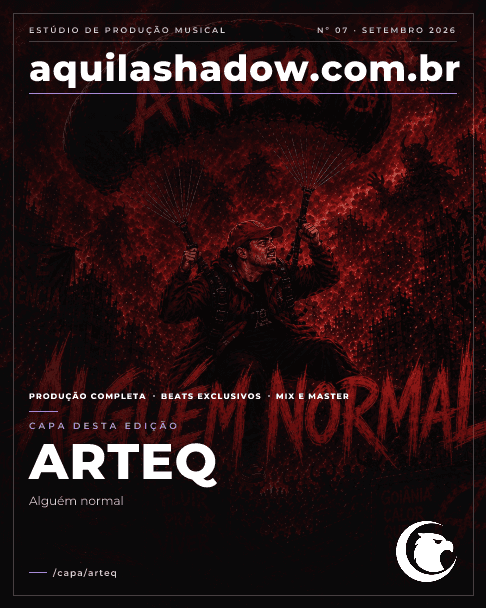 Capa de revista da AquilaShadow montada por Arteq