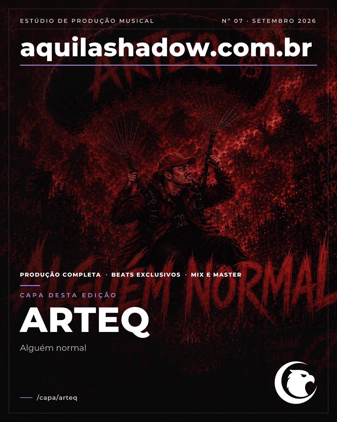Capa da AquilaShadow com Arteq
