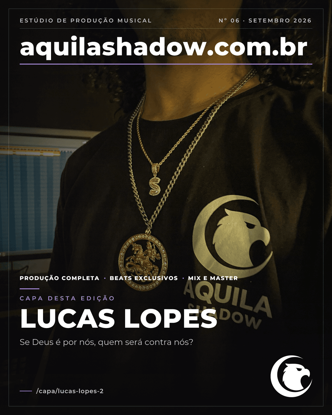 Capa da AquilaShadow com Lucas Lopes
